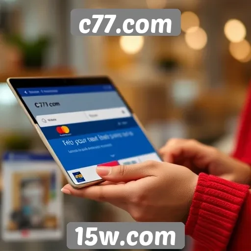 Funcionalidades de pagamento no c77.com